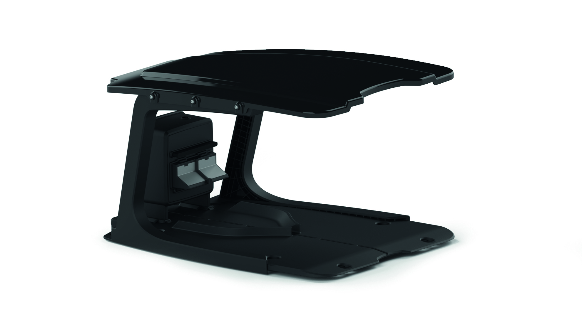 Zabudowa stacji ładującej, kolor czarny